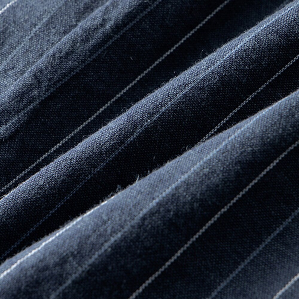 Tailored Pinstripe Blazer - oukumen