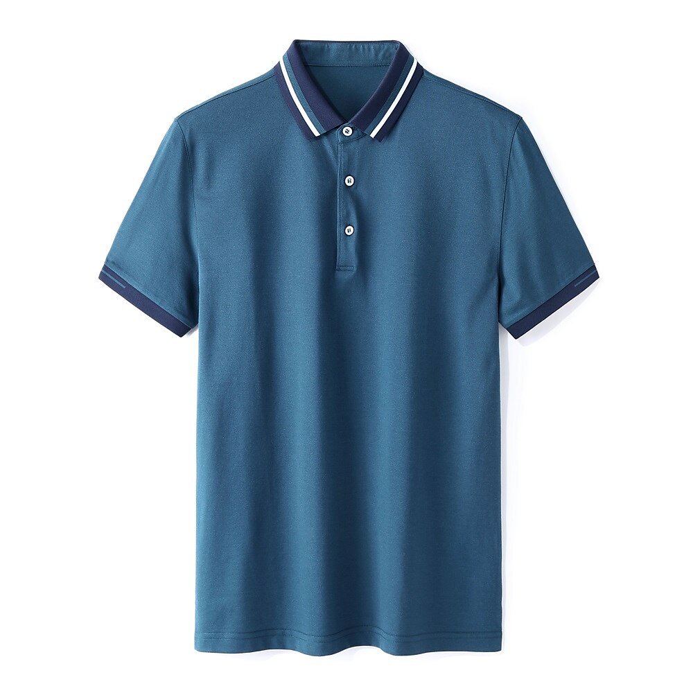 Luxury Mulberry Silk Blend Polo - oukumen