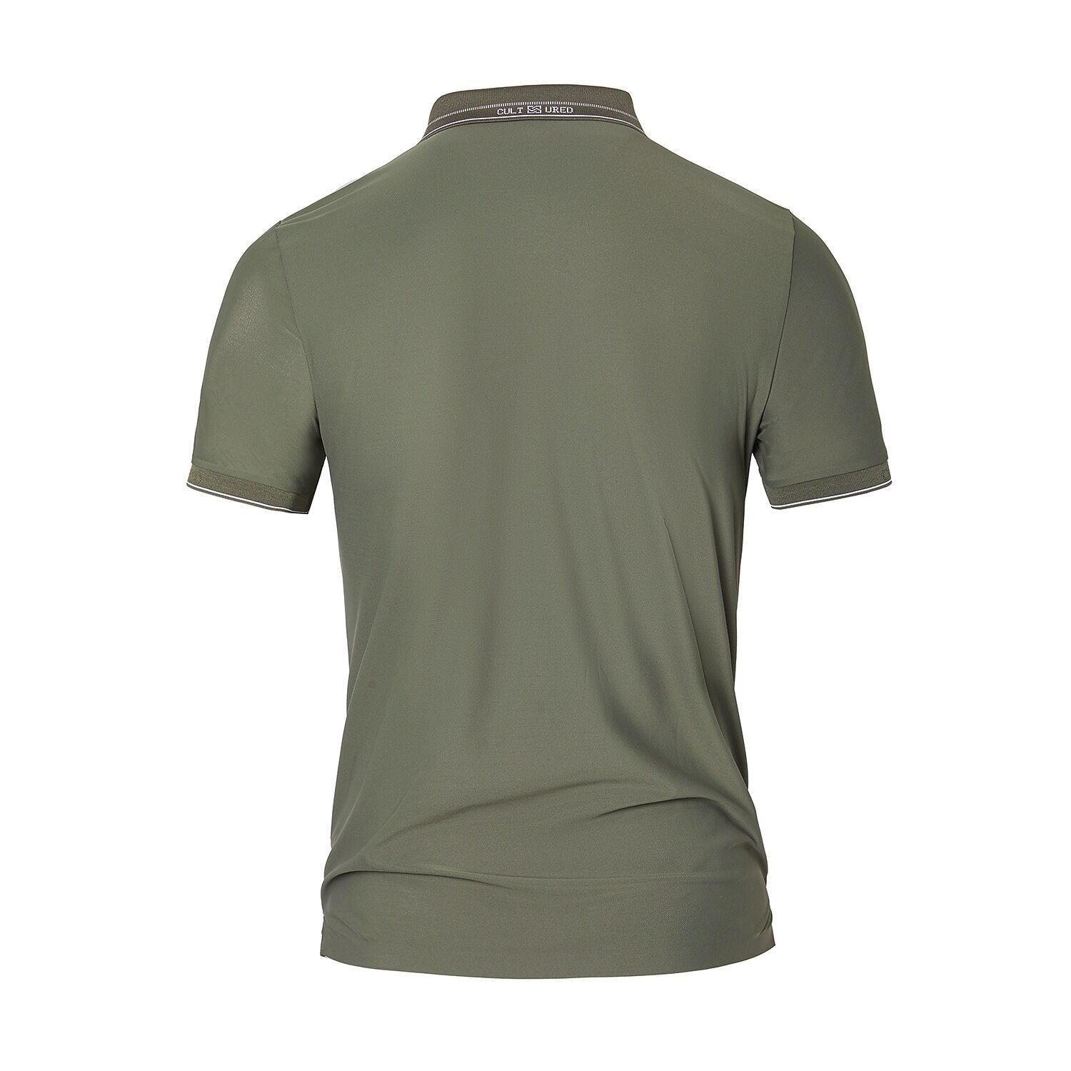 Lightweight Knit Polo Sweater - oukumen