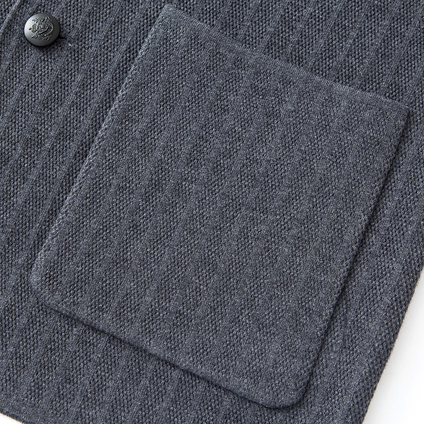 Textured Knit Blazer - oukumen