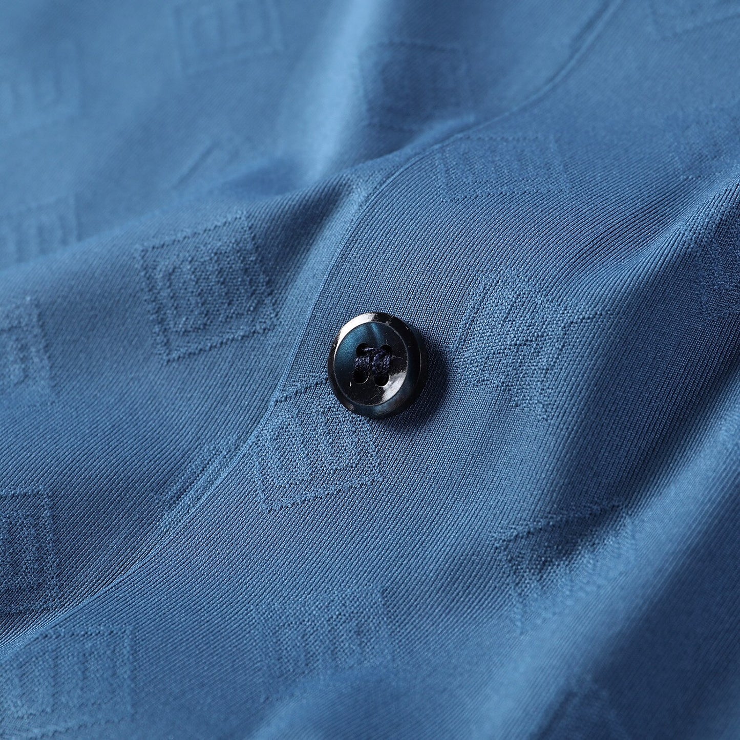 Textured Easy-Care Dress Shirt - oukumen