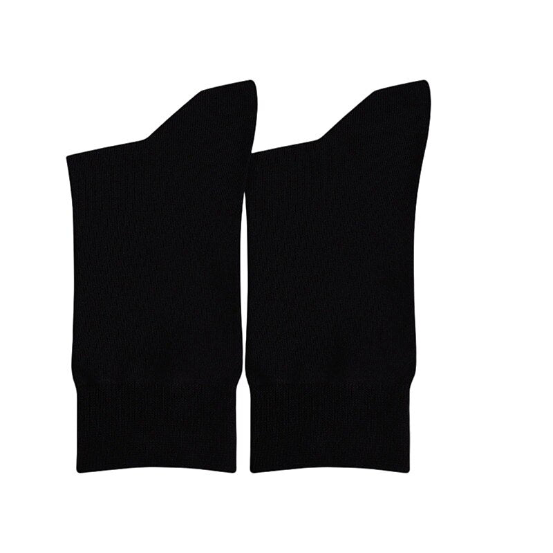 100% Cotton Knit Crew Socks - oukumen
