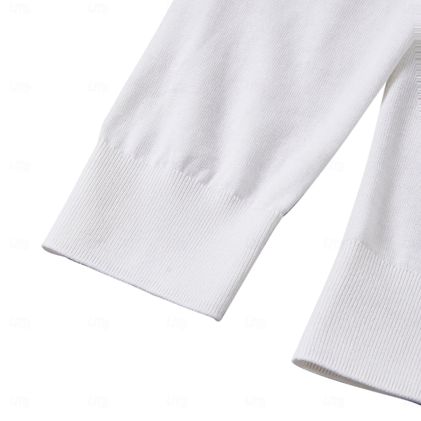 Linen-Silk Quarter Zip Pullover Sweater - oukumen