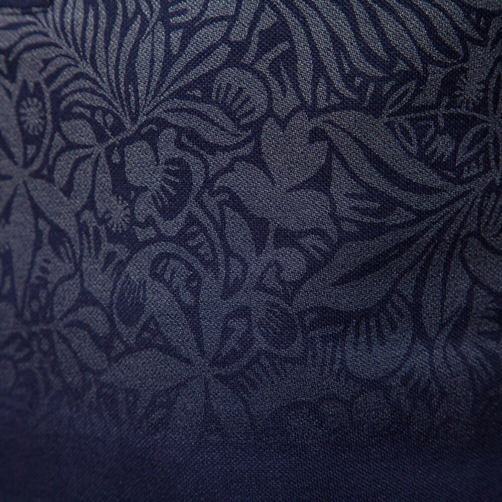 Floral Print Knit Polo Sweater - oukumen