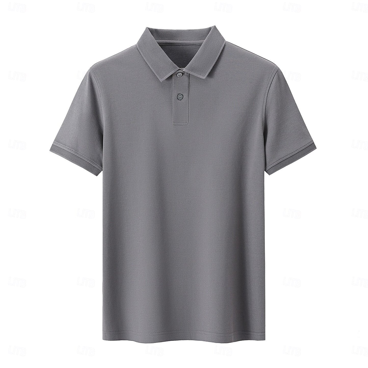 Cotton Linen Classic Fit Polo - oukumen