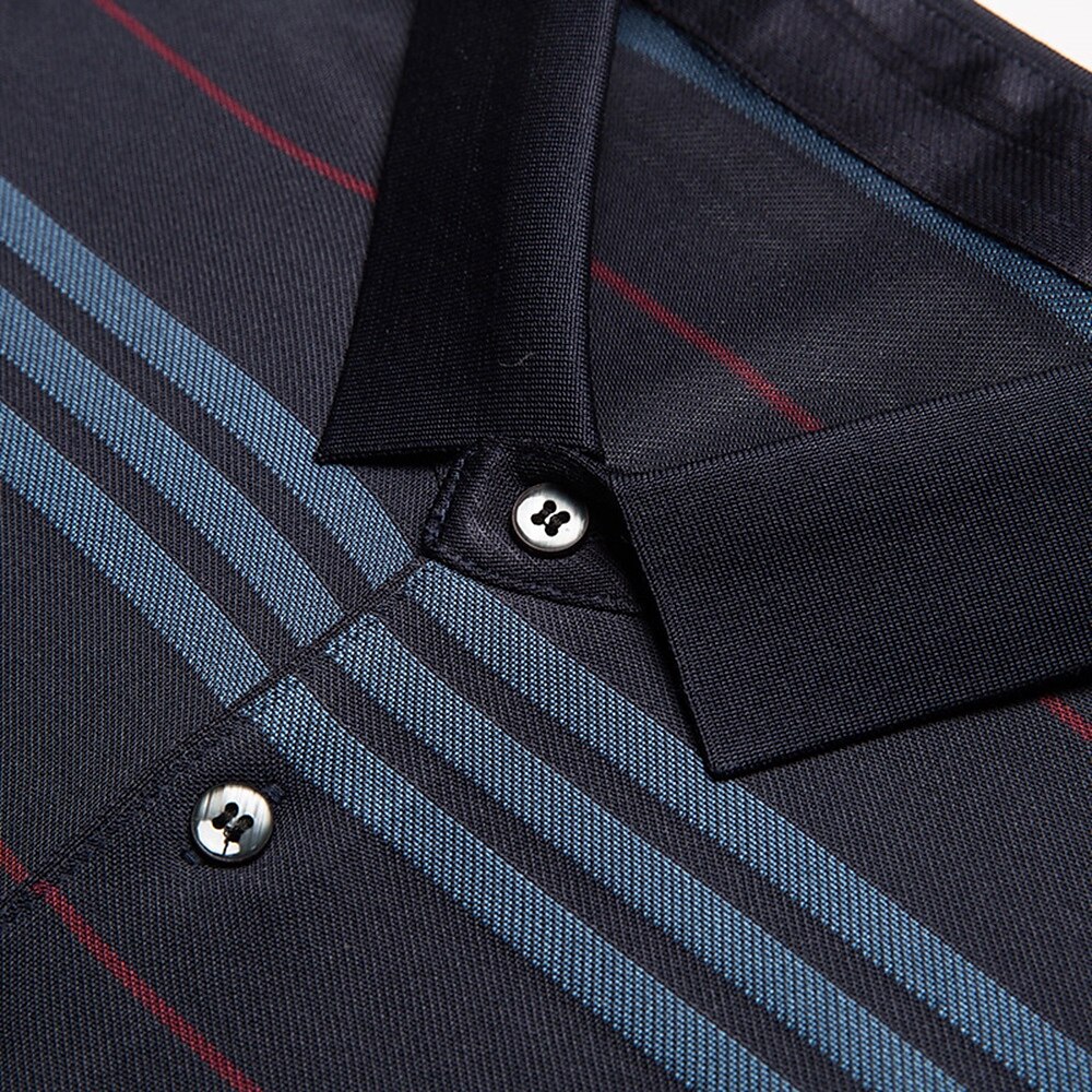 Luxury Acetate Silk Blend Polo Shirt - oukumen