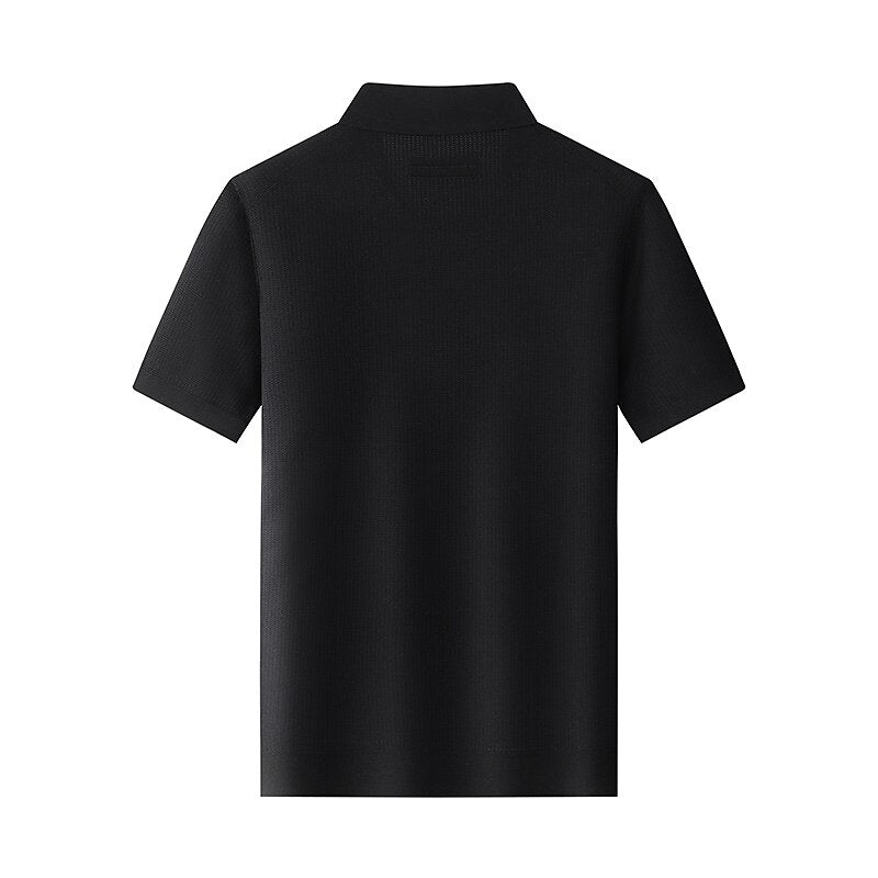 Luxury Blended Jacquard Polo Shirt