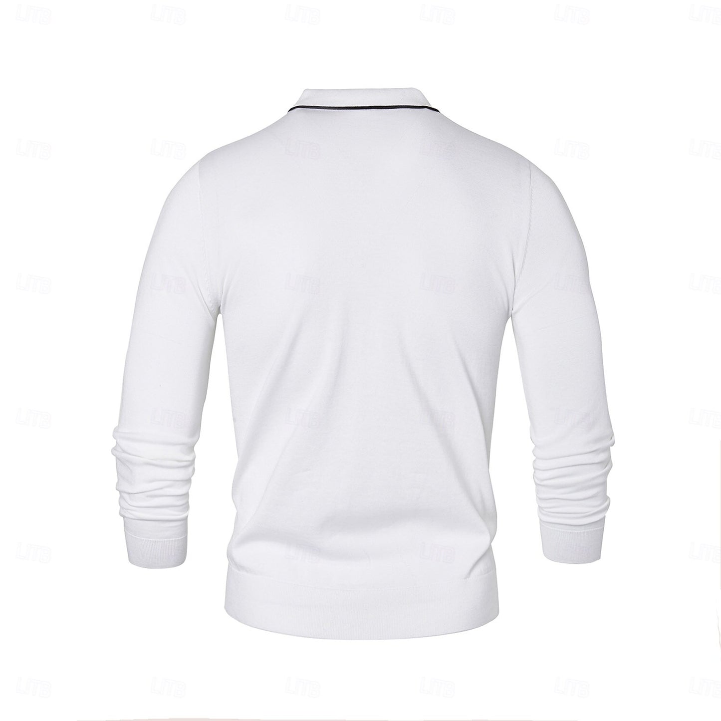 Linen-Silk Quarter Zip Pullover Sweater - oukumen