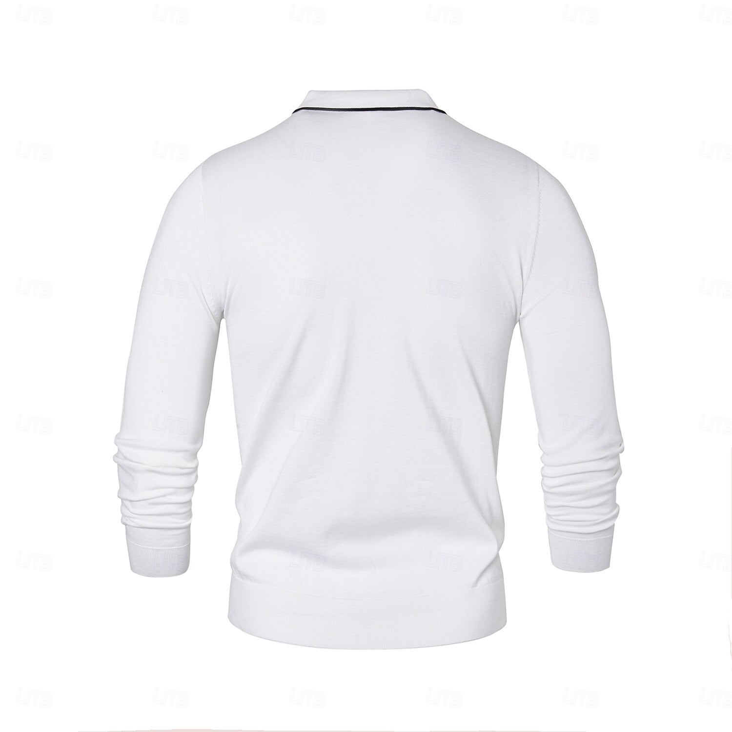 Linen-Silk Quarter Zip Pullover Sweater - oukumen