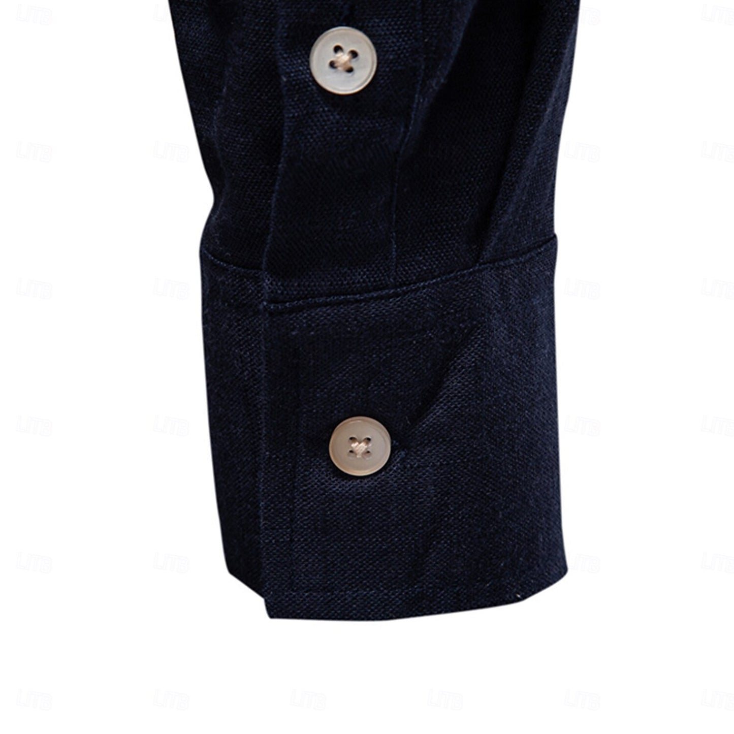 Classic Soft Linen Button-Up Shirt - oukumen