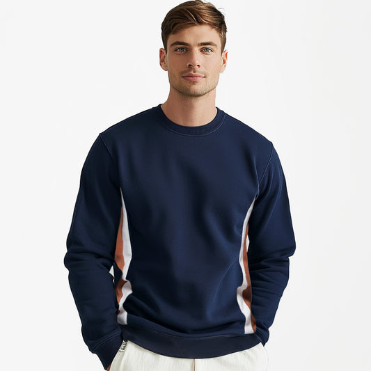 Cotton Crew Neck Sweatshirt - oukumen