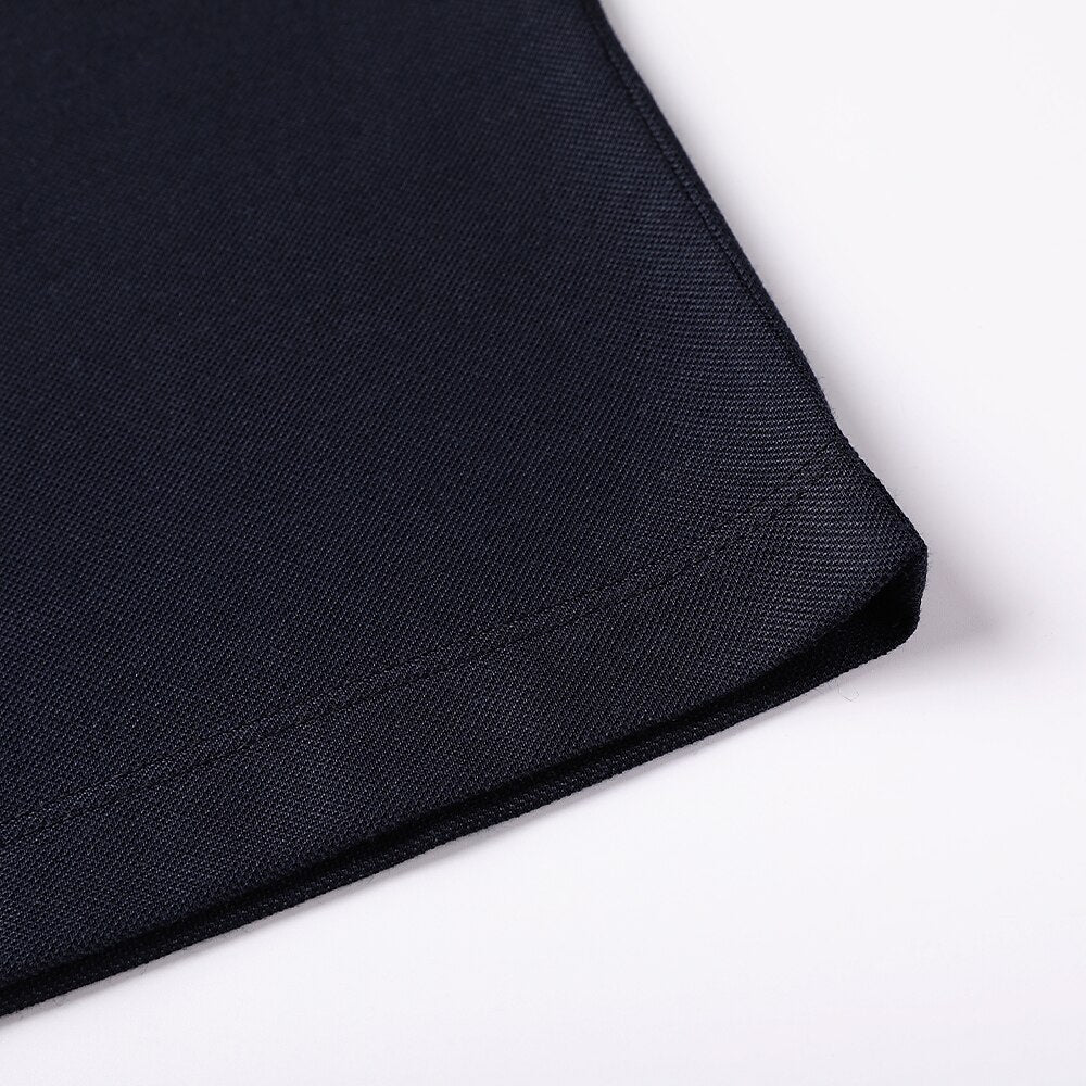 Business Casual Silk Cotton Blend Polo - oukumen