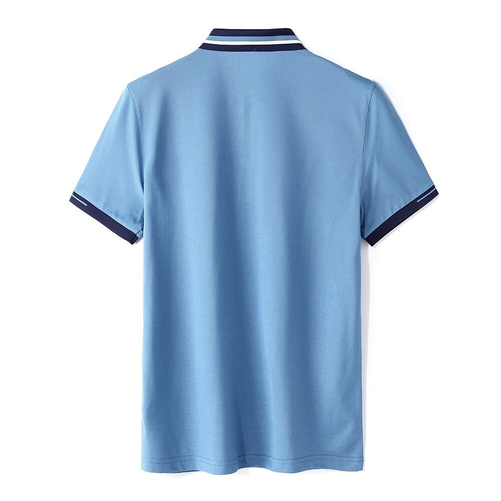 Luxury Mulberry Silk Blend Polo - oukumen