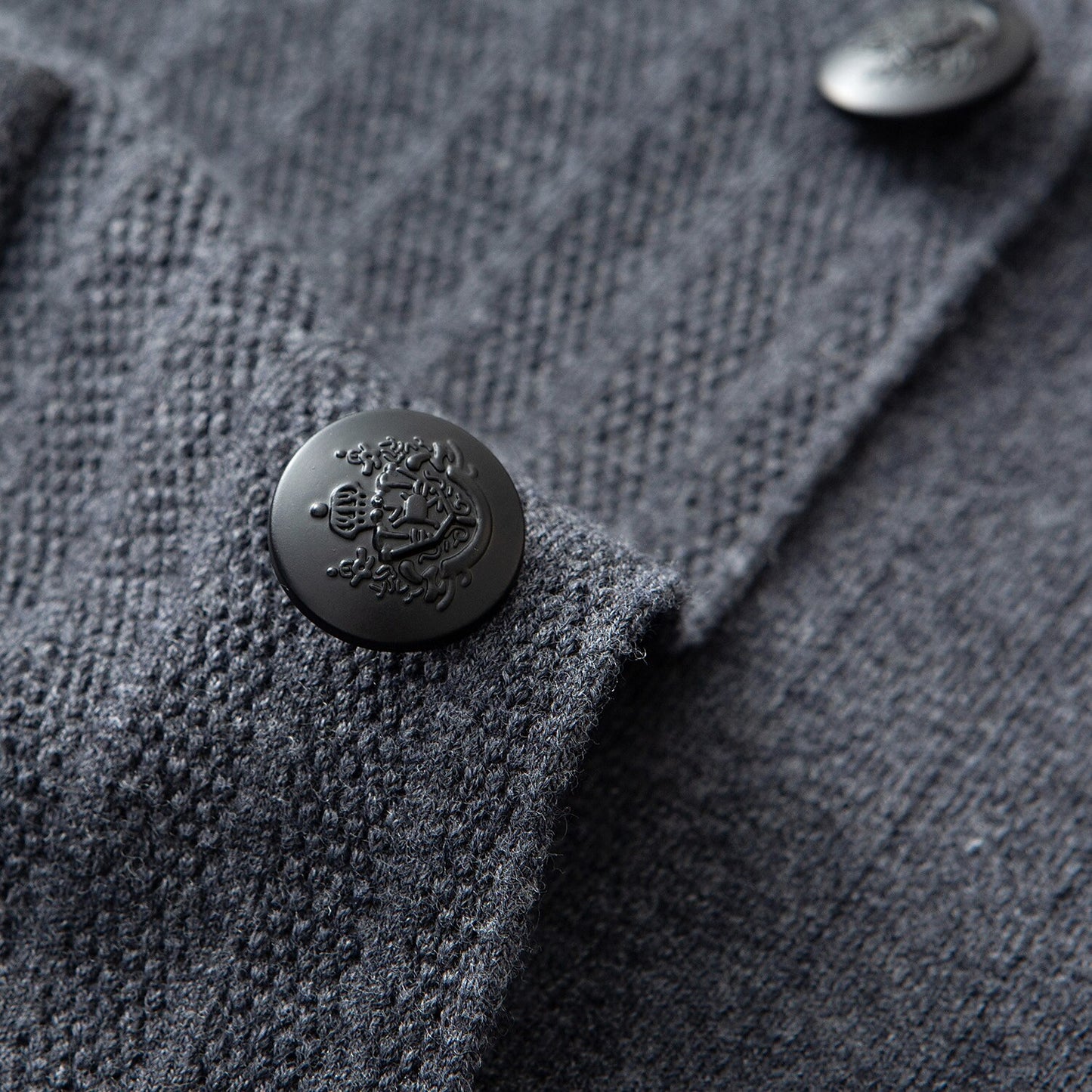 Textured Knit Blazer - oukumen