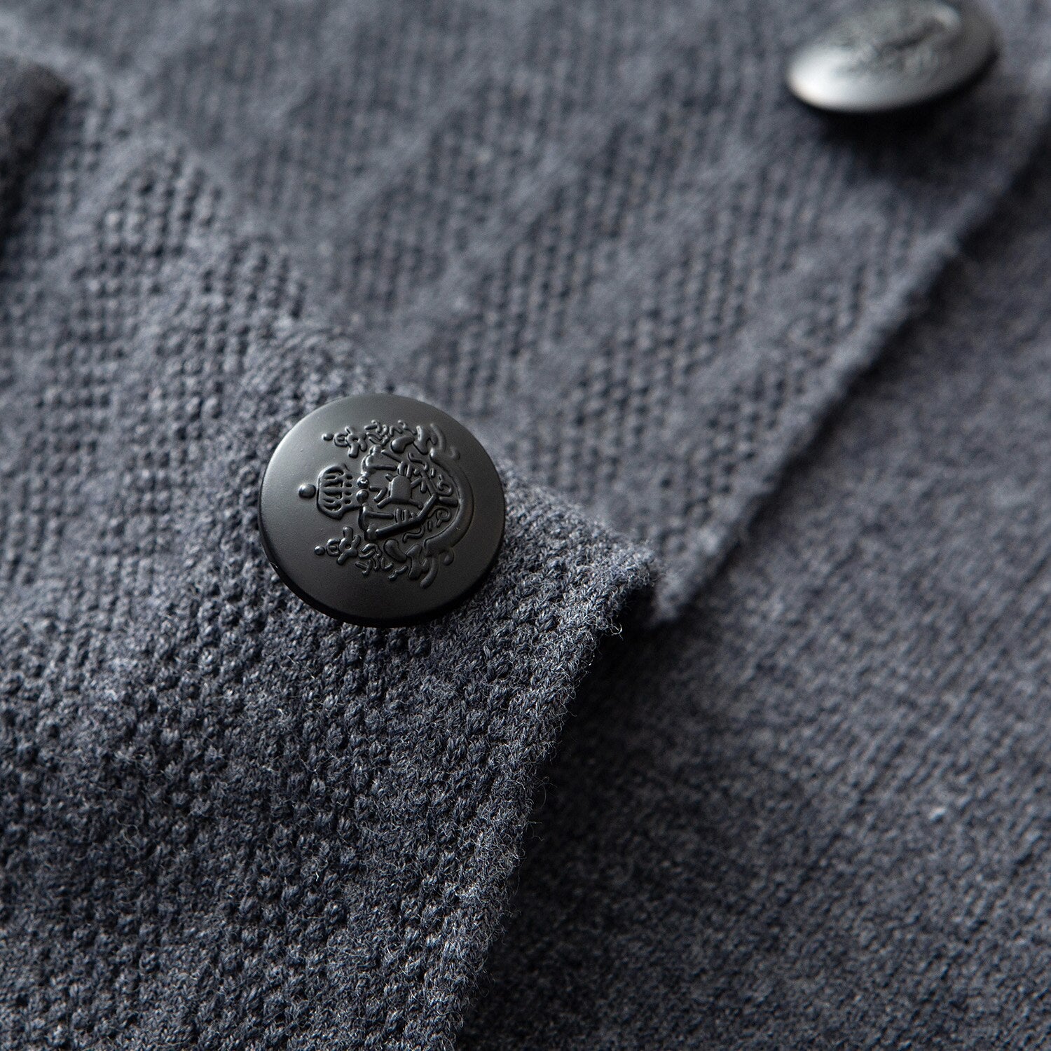 Textured Knit Blazer - oukumen