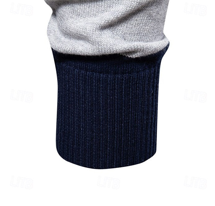 Knit Color
Half Zip Knitwear - oukumen