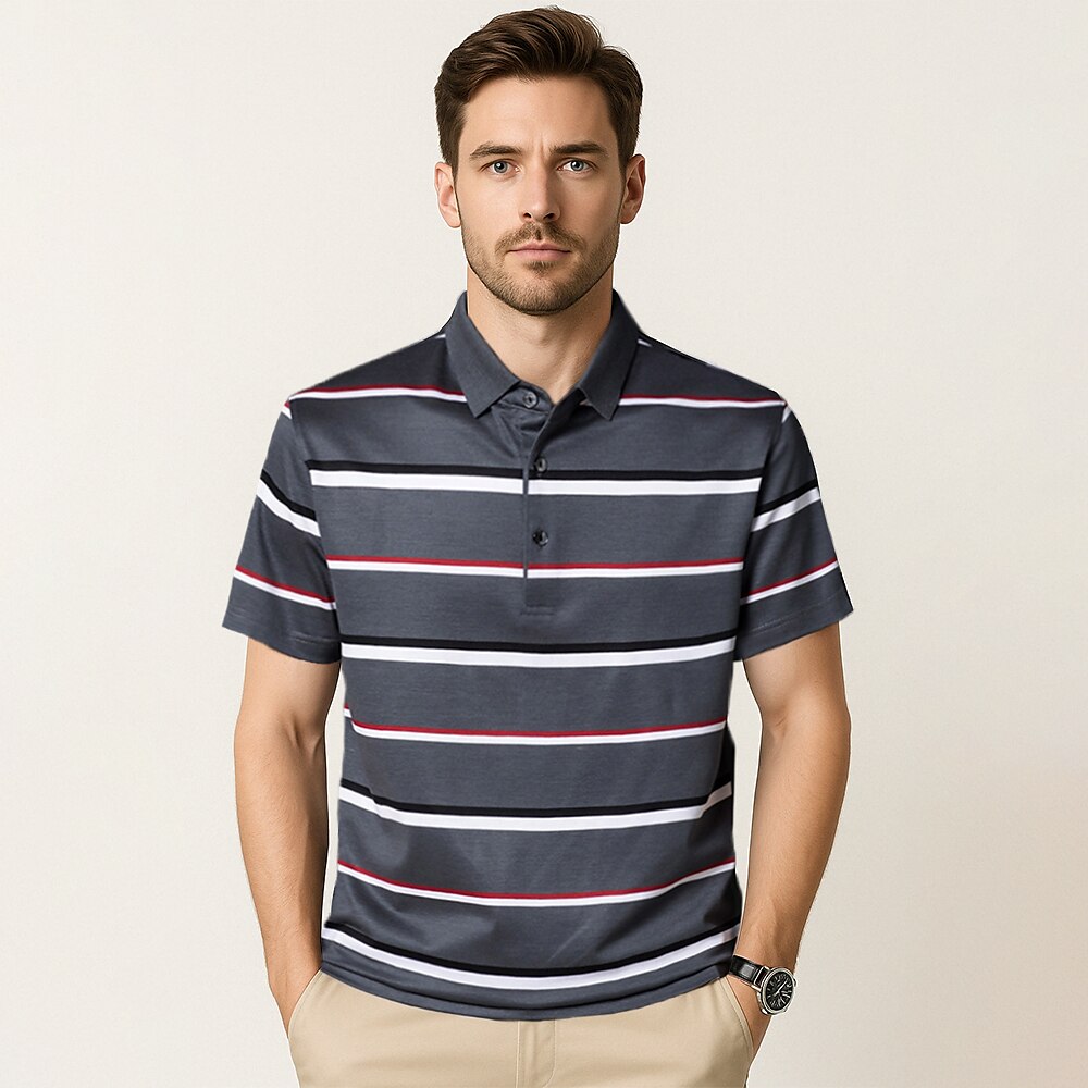 Tencel Mulberry Silk Luxury Polo Shirt