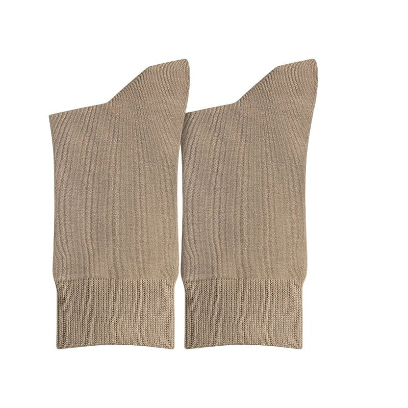 100% Cotton Knit Crew Socks - oukumen