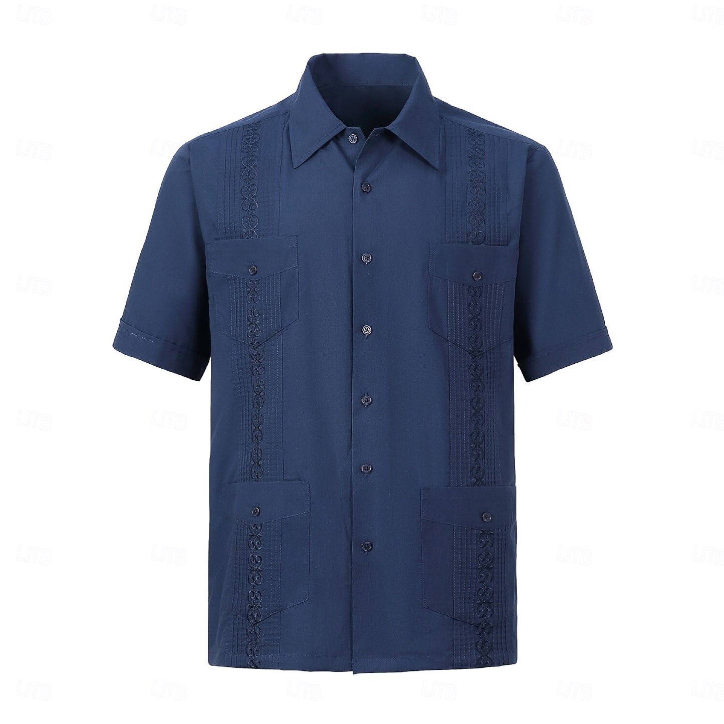 Classic Guayabera Cotton Shirt - oukumen