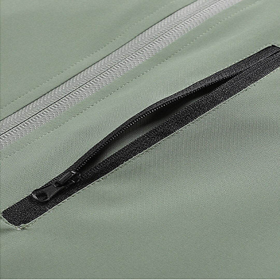 Multifunctional Windproof Zip Up Patchwork Outdoor Jacket - oukumen