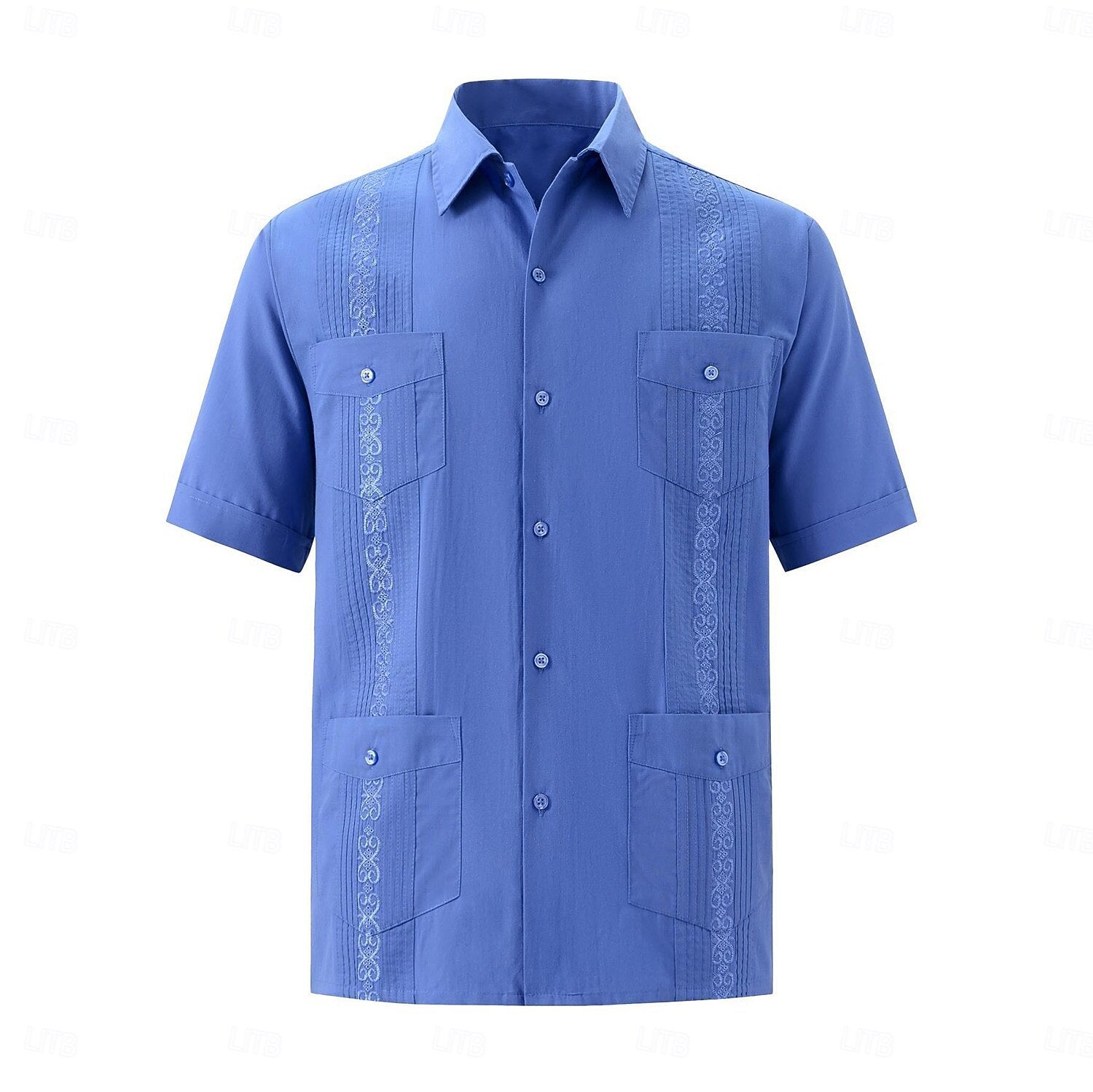 Classic Guayabera Cotton Shirt - oukumen