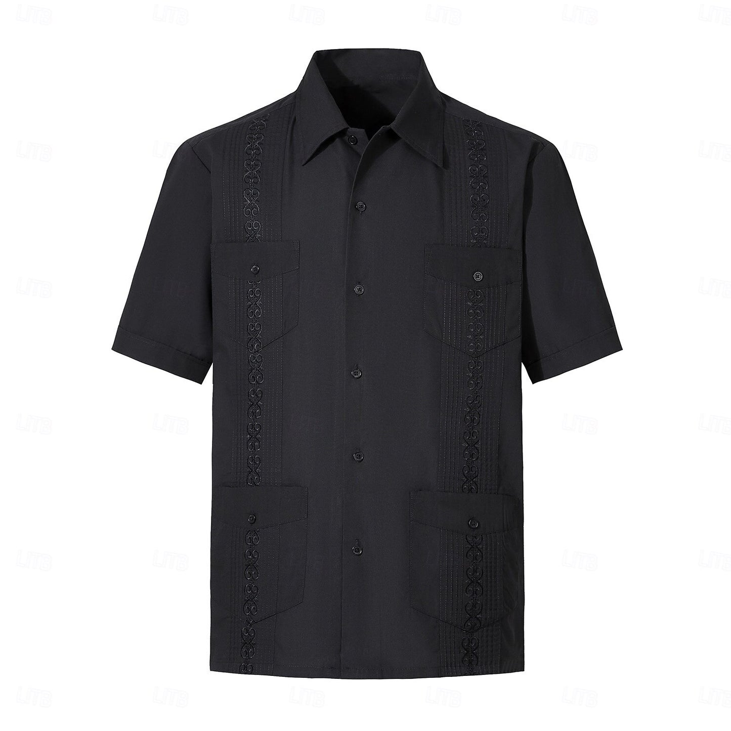 Classic Guayabera Cotton Shirt - oukumen