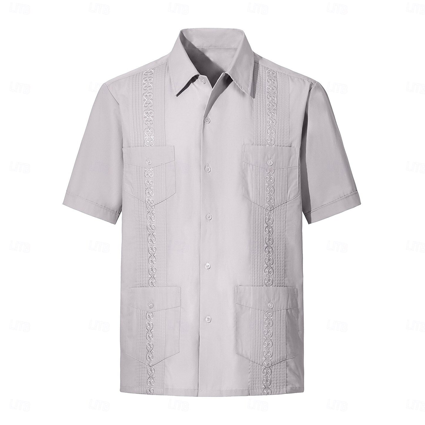 Classic Guayabera Cotton Shirt - oukumen