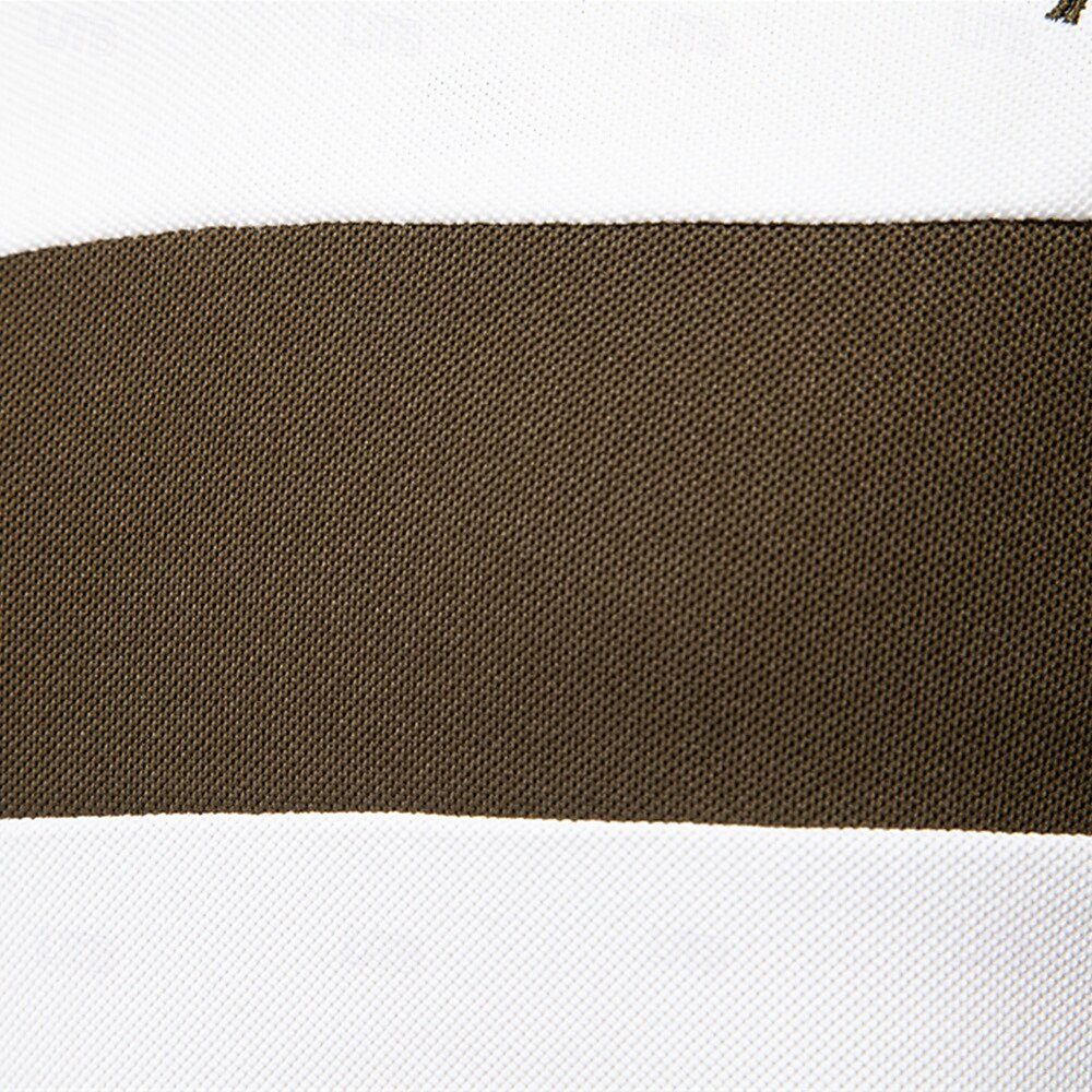Contrast Panel Knit Polo - oukumen