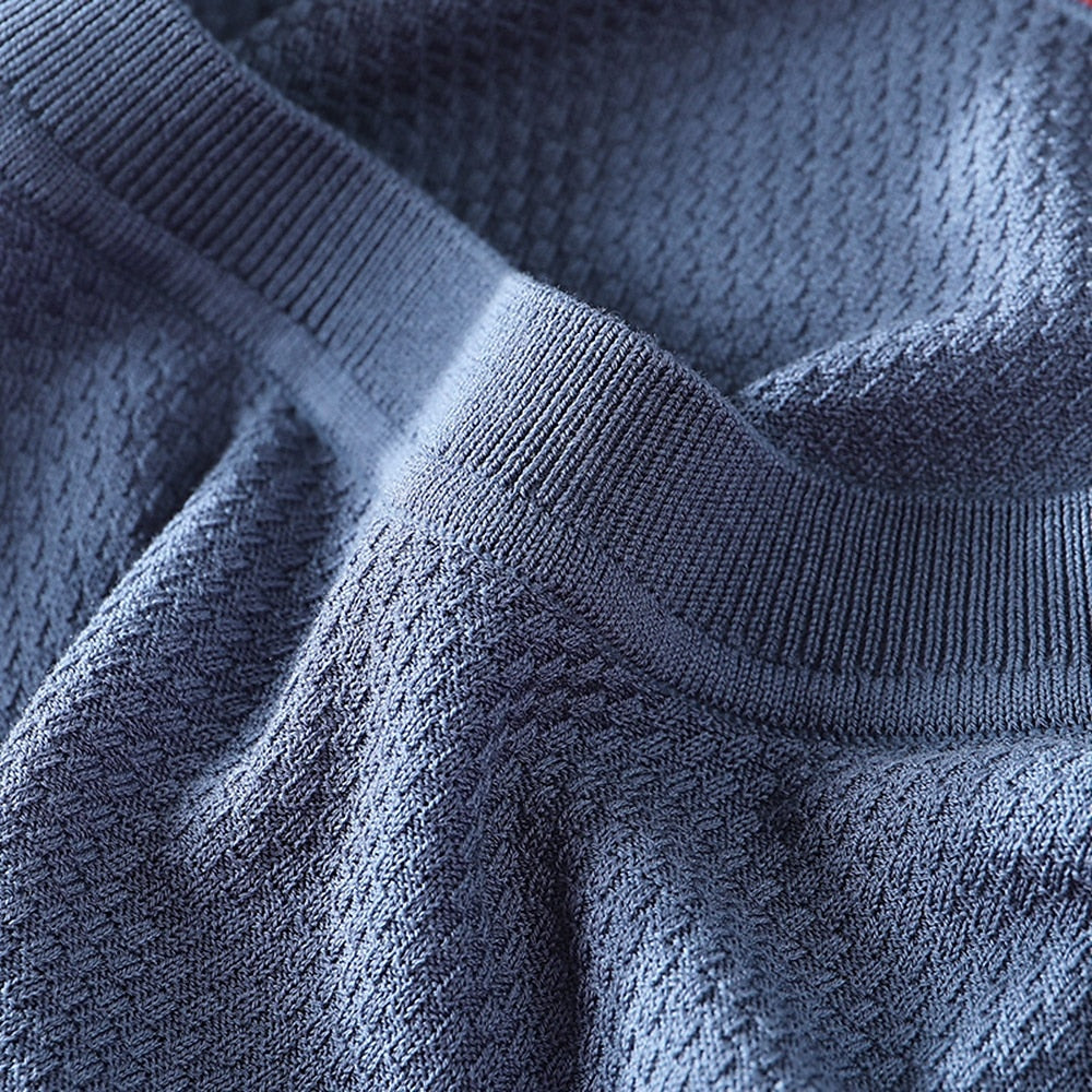 TENCEL™ Lyocell Silk Blend Luxe Knit Tee - oukumen