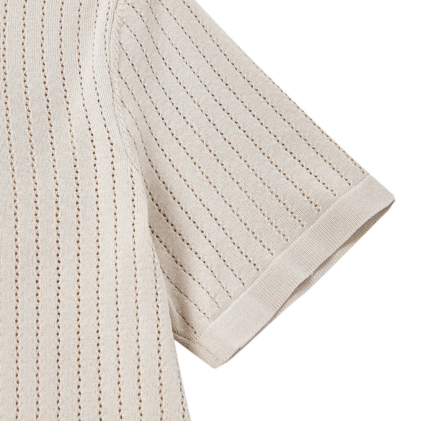 Business Casual Mesh Polo - oukumen