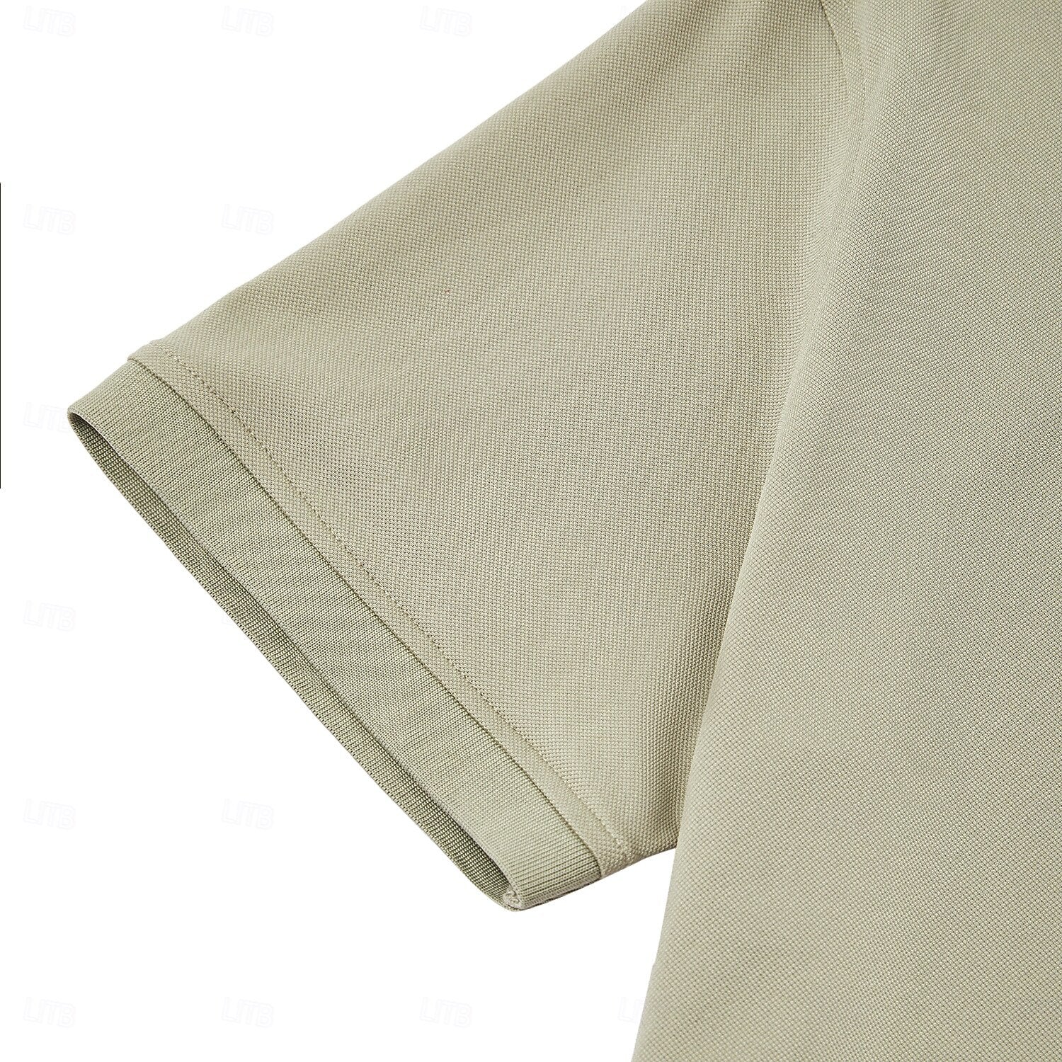 Turn-Down Collar Knit Polo - oukumen