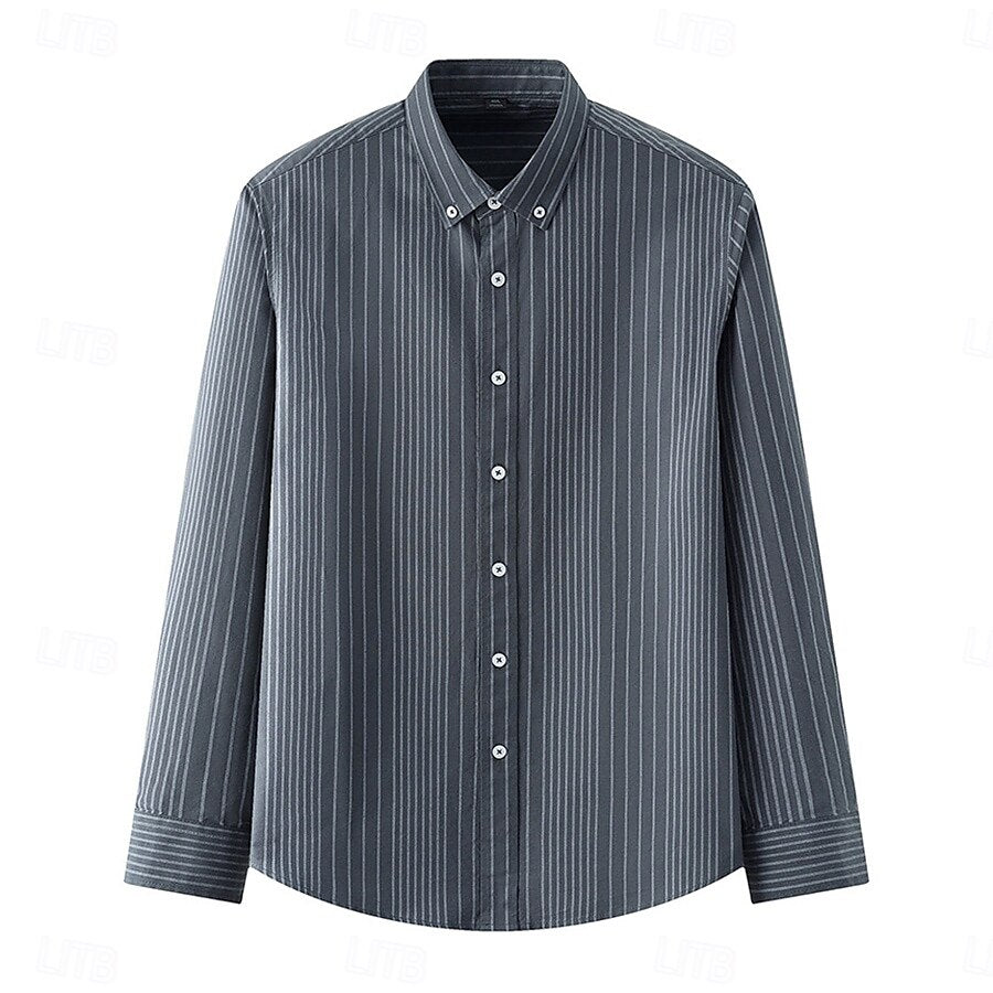 100% Cotton Timeless Elegance Cotton Oxford Shirt - oukumen