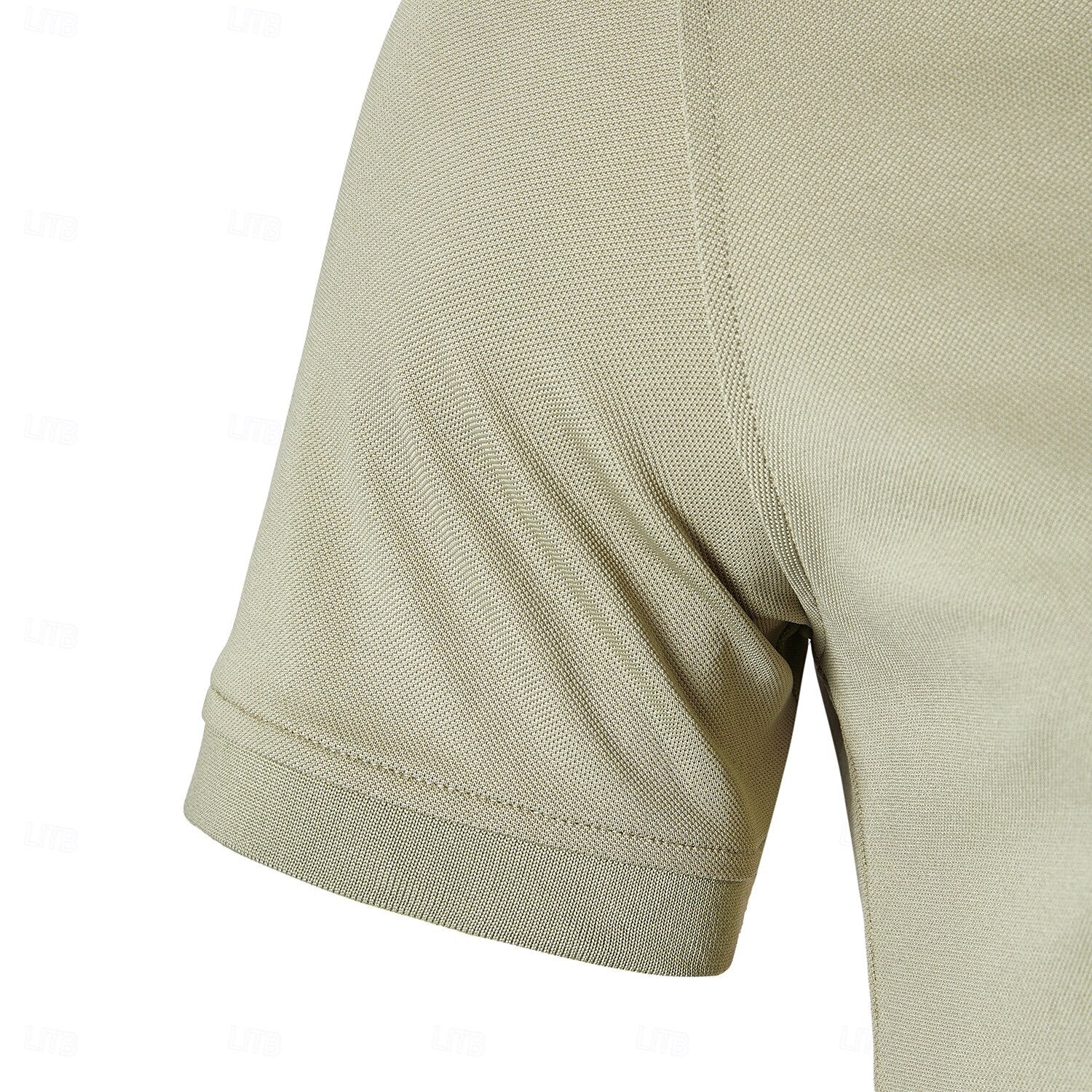 Turn-Down Collar Knit Polo - oukumen