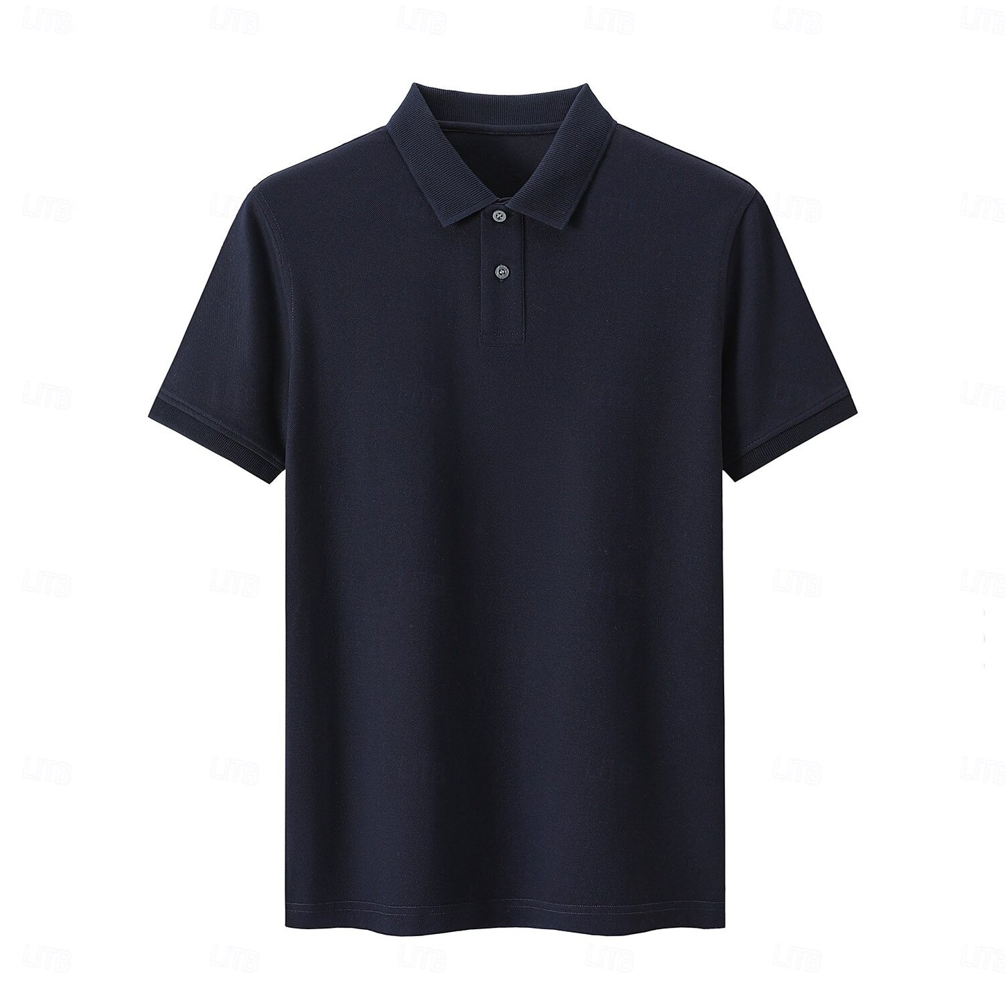 Cotton Linen Classic Fit Polo - oukumen