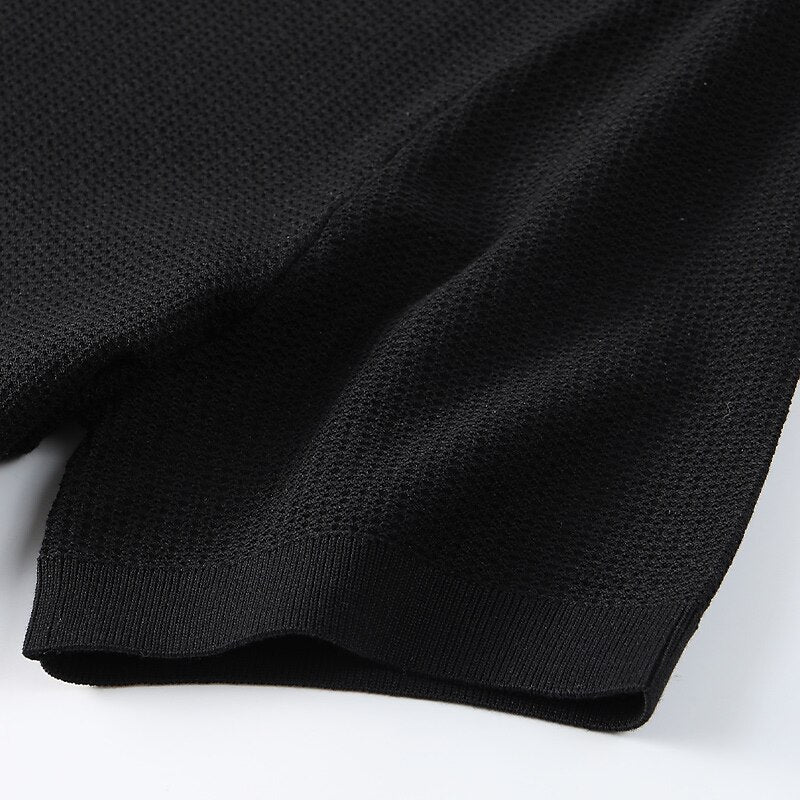 Luxury Blended Jacquard Polo Shirt