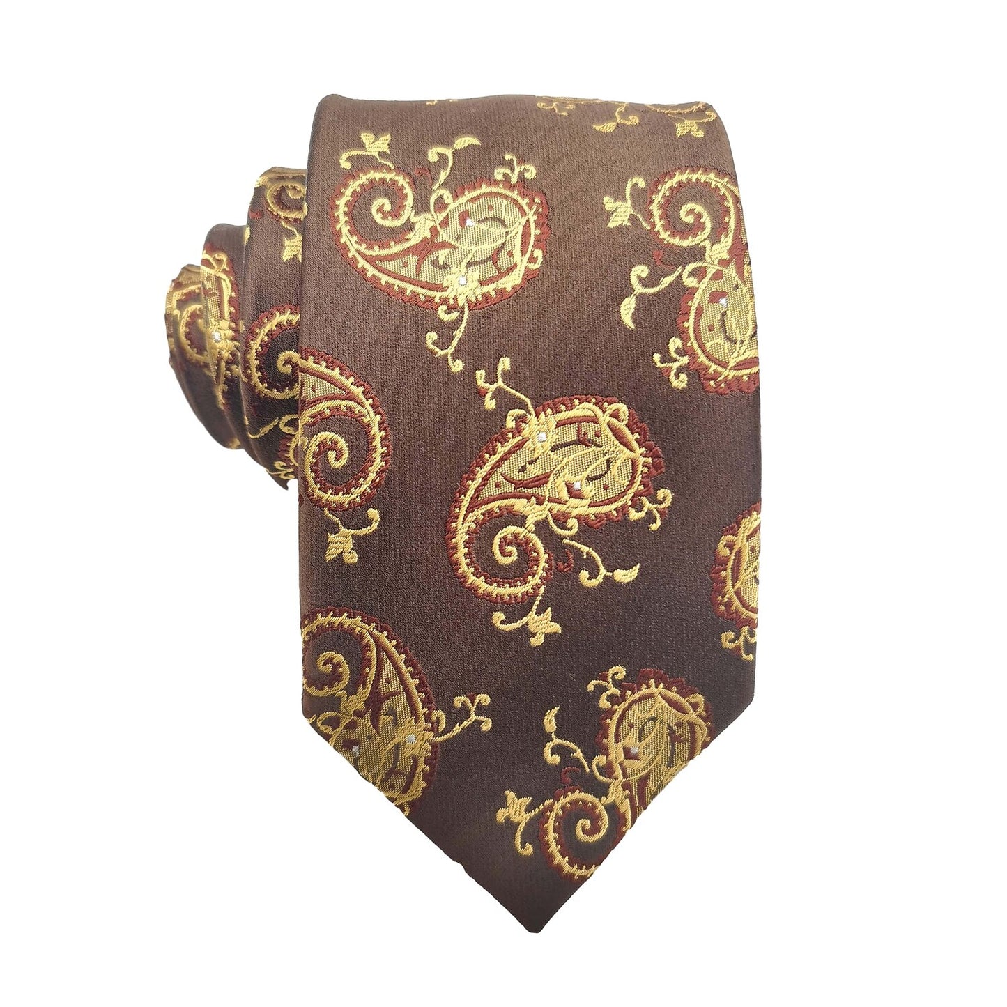 100% Silk Paisley Tie - oukumen