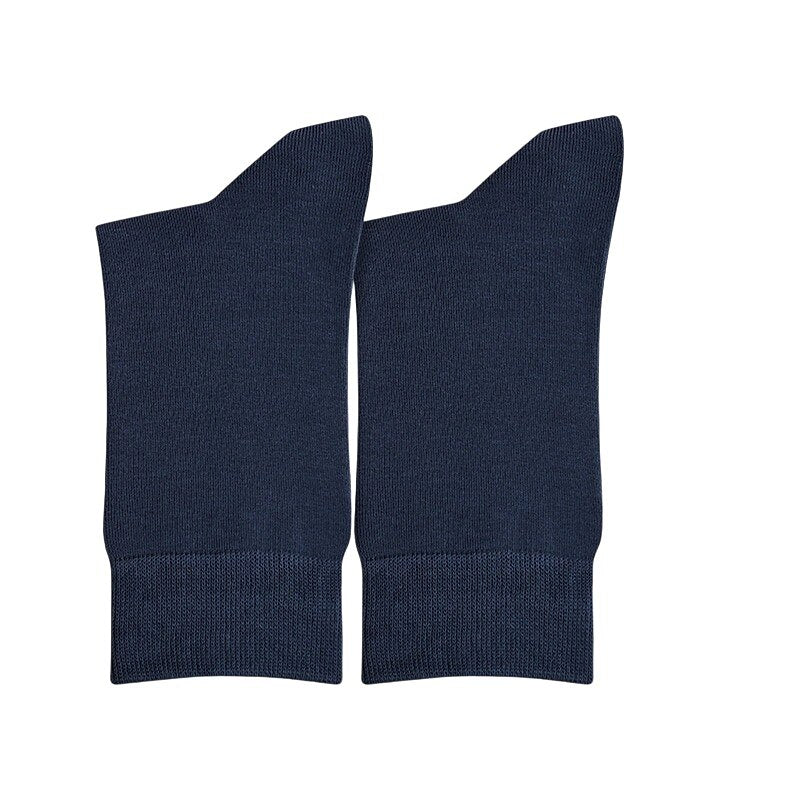 100% Cotton Knit Crew Socks - oukumen