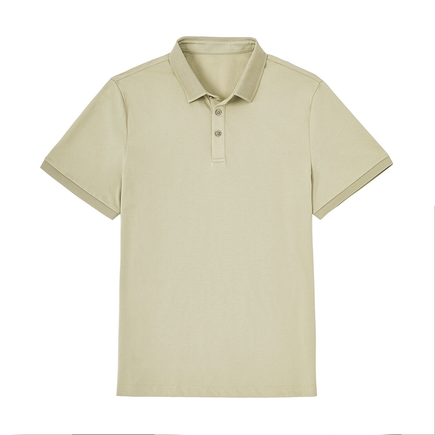 Cotton Silk Timeless Solid Color Polo - oukumen