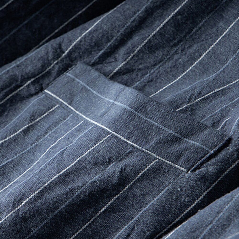 Tailored Pinstripe Blazer - oukumen