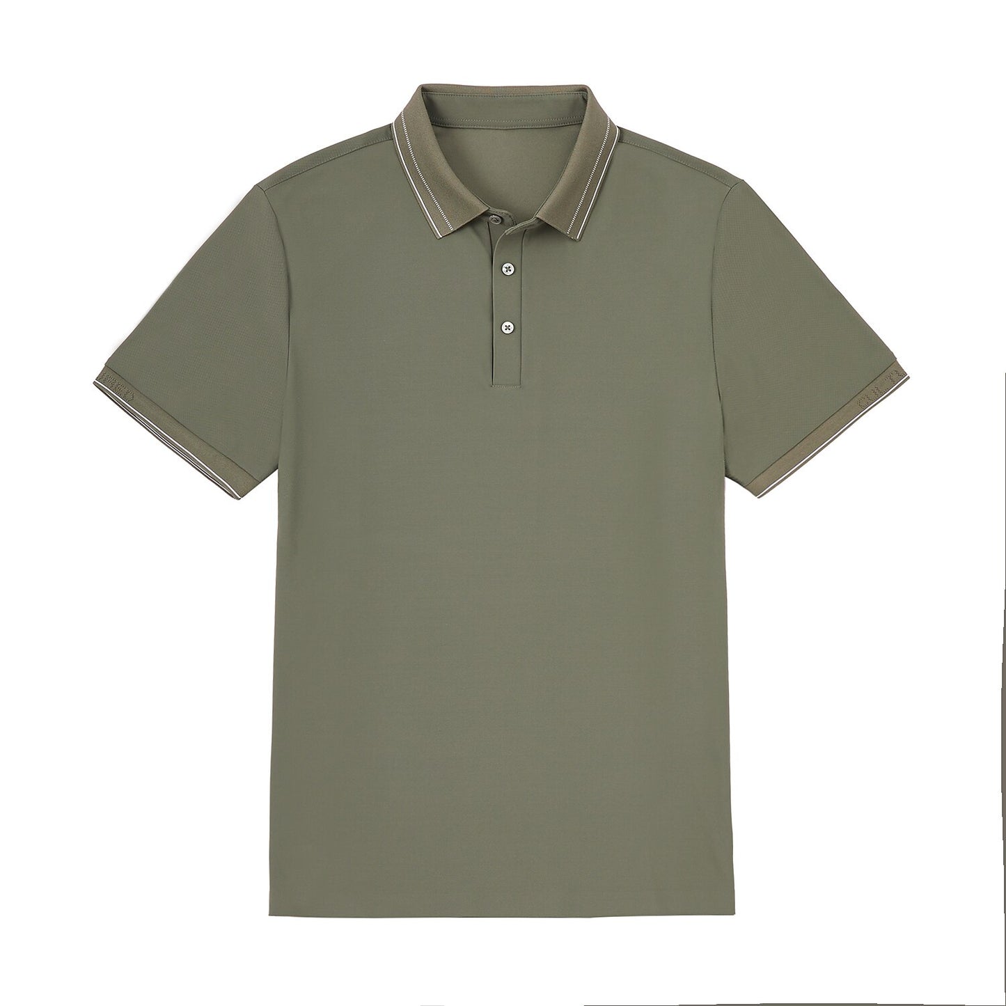 Lightweight Knit Polo Sweater - oukumen