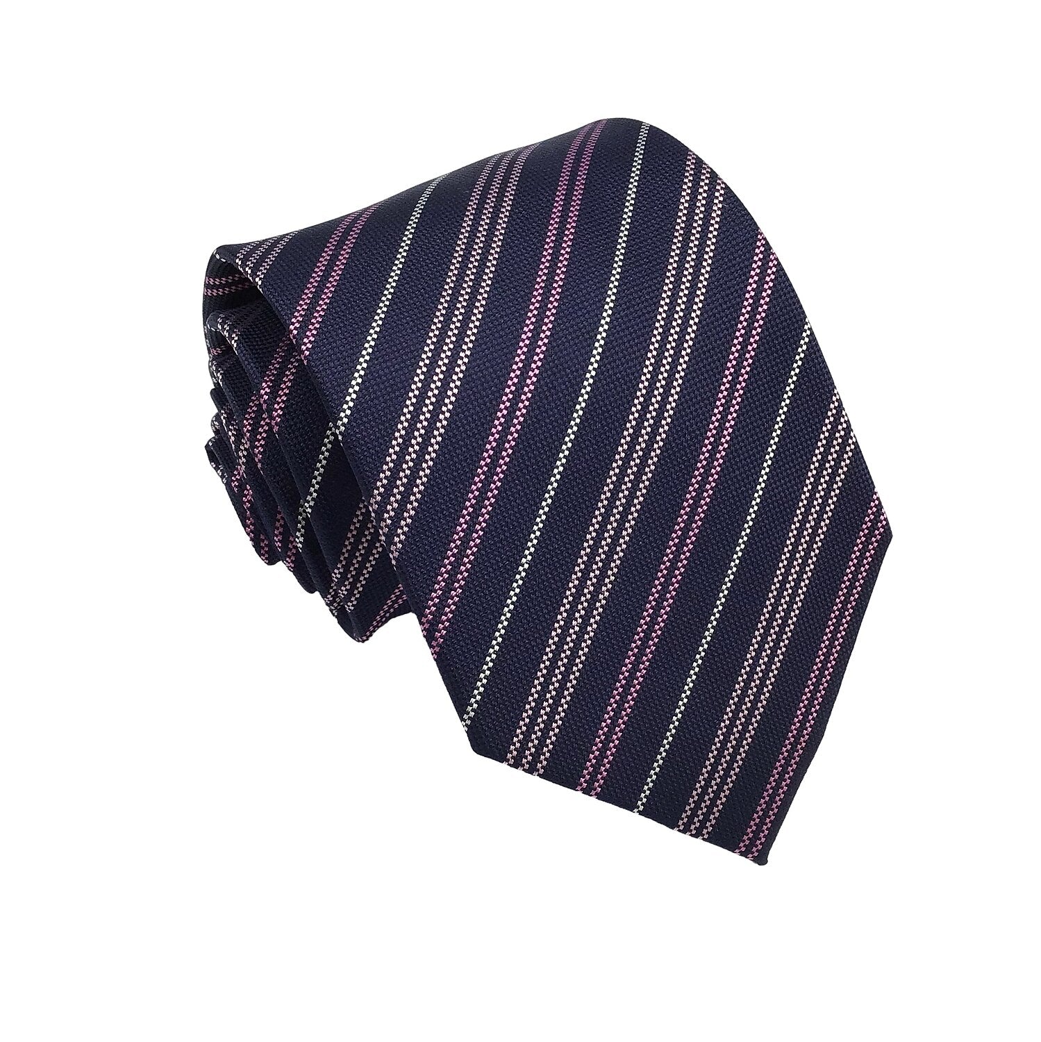 100% Silk Plum Purple Tie - oukumen