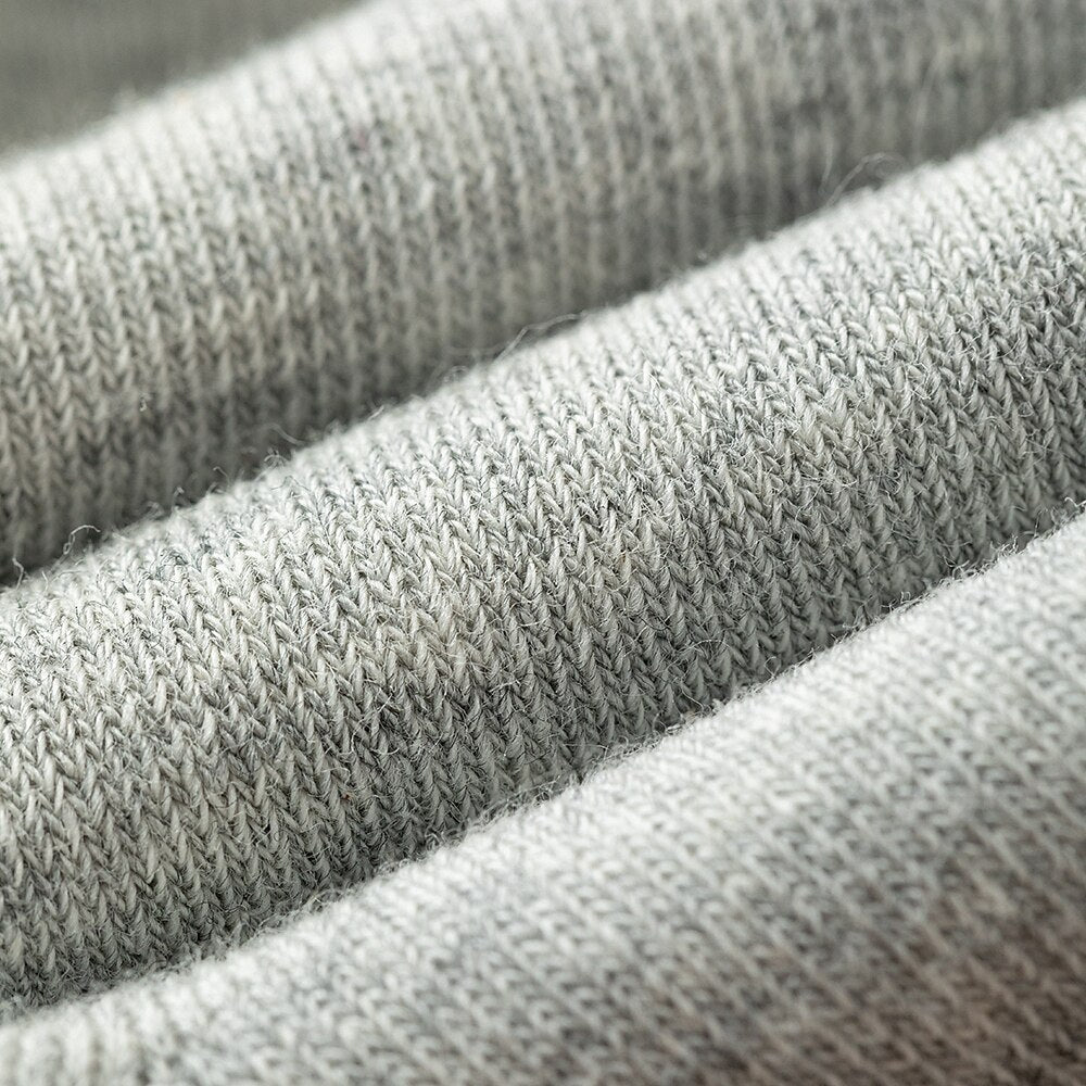 100% Cotton Crew Socks - oukumen