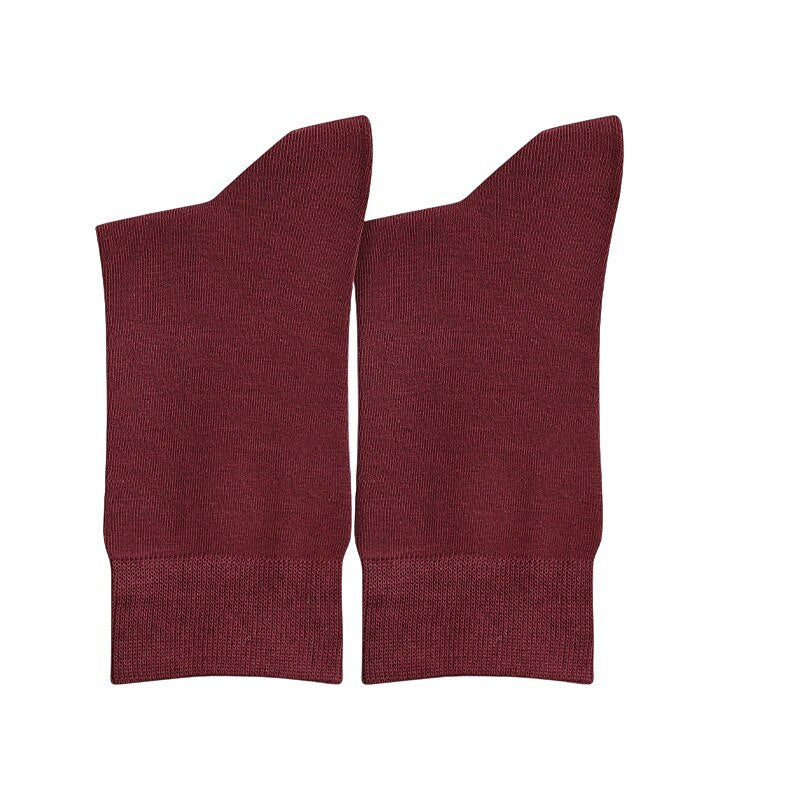 100% Cotton Knit Crew Socks - oukumen