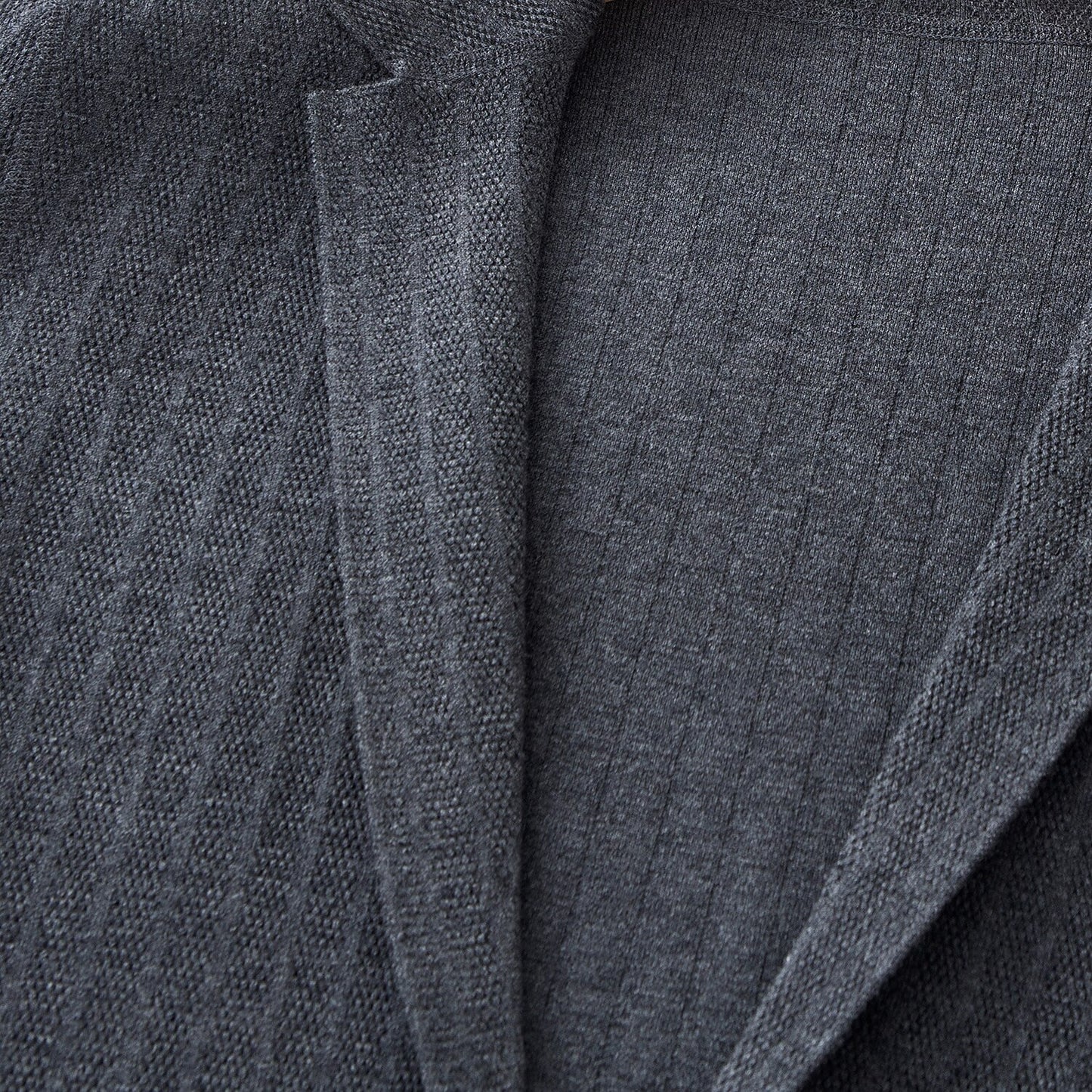 Textured Knit Blazer - oukumen