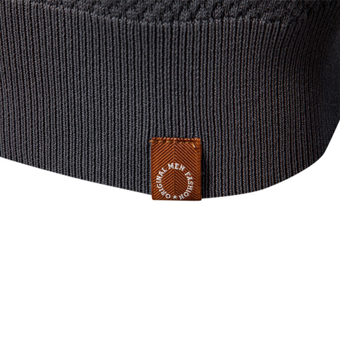 Business Casual Knitted Johnny collar Polo