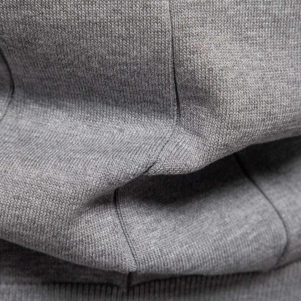 Classic Texture Knit Quarter-Zip Polo - oukumen