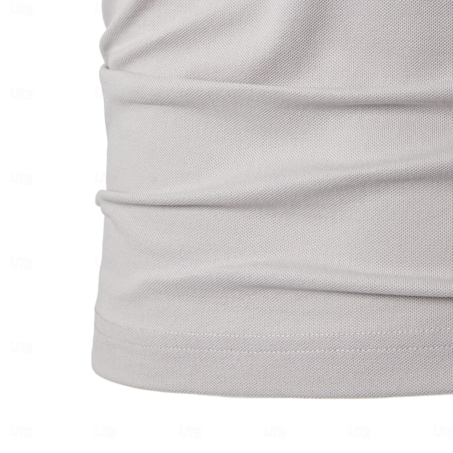 Modern Colorblock Knit Polo Shirt - oukumen