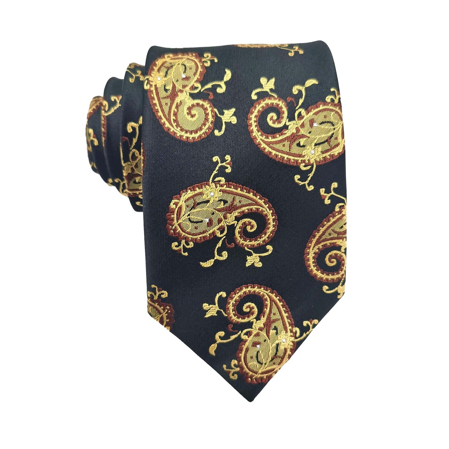 100% Silk Paisley Tie - oukumen