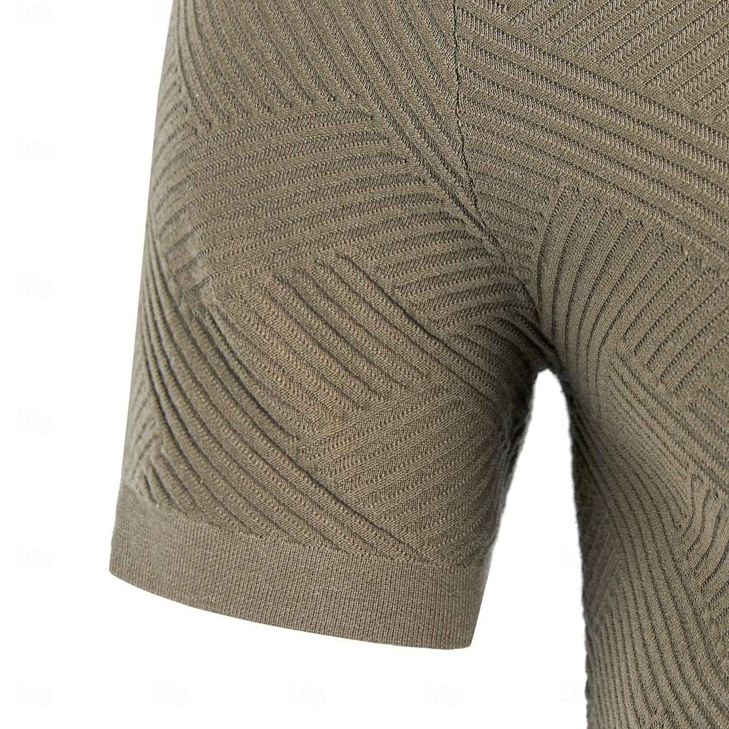 Silk Linen Cotton Crew Neck Knit T-Shirt - oukumen