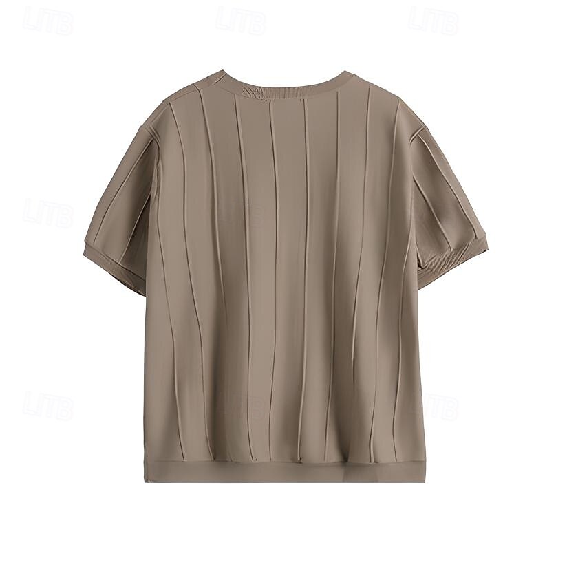 Vertical Stripes T Shirt - oukumen